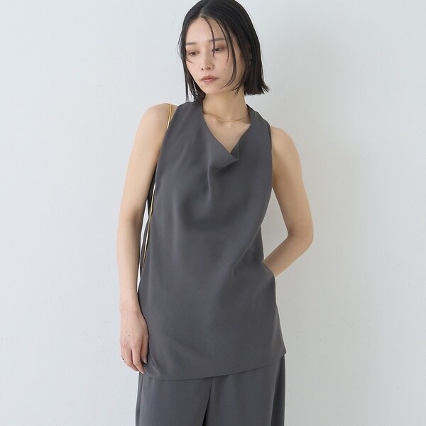 ルージュ・ヴィフ ラクレ（Rouge vif la cle）/【セットアップ対応】ホルダーネックブラウス_14