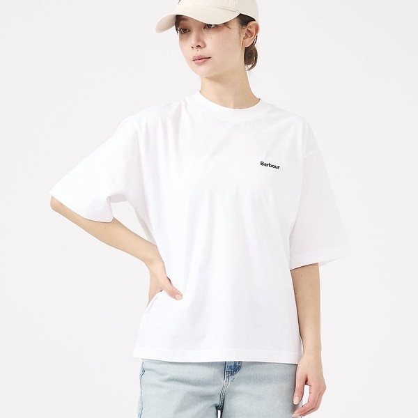 ルージュ・ヴィフ ラクレ（Rouge vif la cle）/【Barbour / バブアー】マージョリーコットンロゴ刺繍Tシャツ / MAR