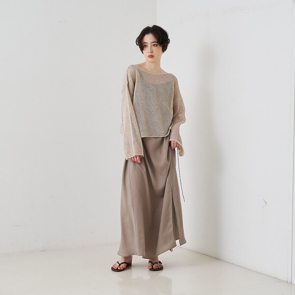 ルージュ・ヴィフ ラクレ（Rouge vif la cle）/キュプラフィブリルキャミワンピース_15