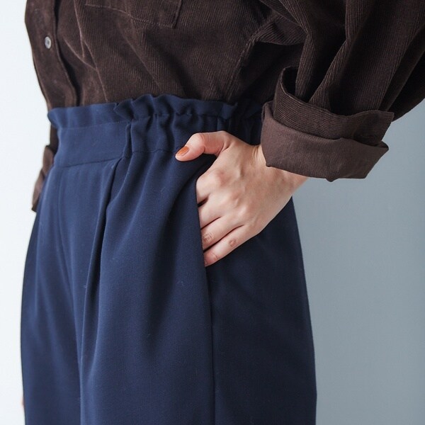 ルージュ・ヴィフ ラクレ（Rouge vif la cle）/カルゼギャザーパンツ