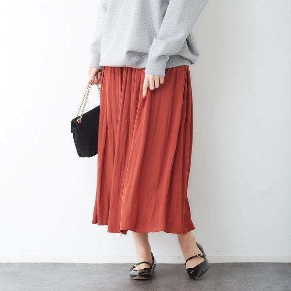 ルージュ・ヴィフ ラクレ（Rouge vif la cle）/ドビーギャザースカート ルージュ・ヴィフ ラクレ（Rouge vif la cle）/ドビーギャザースカート