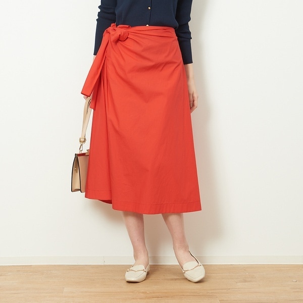 ルージュ・ヴィフ ラクレ（Rouge vif la cle）/タイプライターリボンスカート