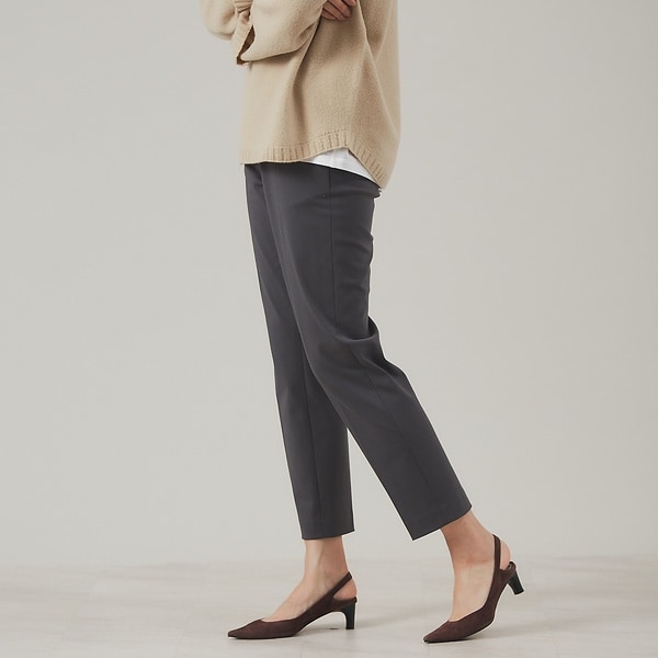 カリテ（qualite）/《2020冬新色》ストレッチシガレットパンツ