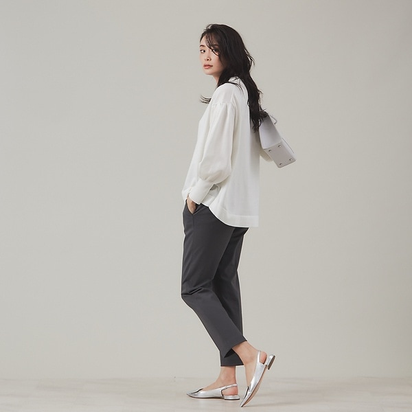 カリテ（qualite）/《2020冬新色》ストレッチシガレットパンツ