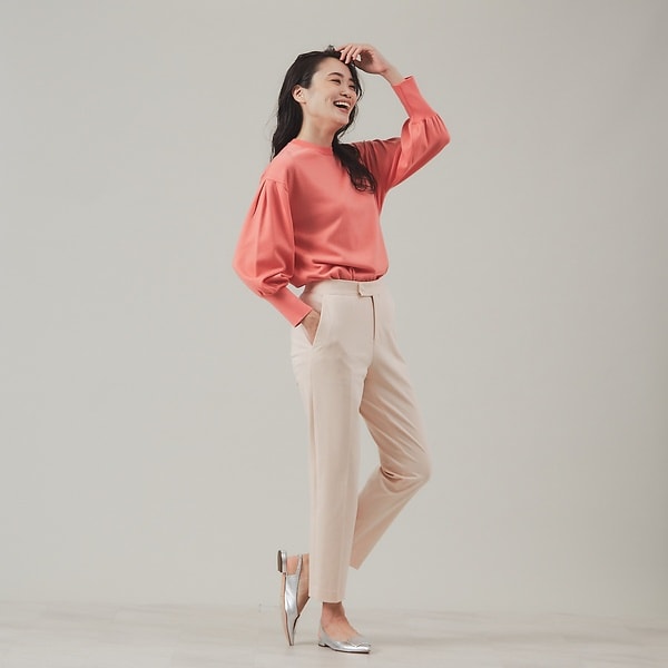 カリテ（qualite）/《2020冬新色》ストレッチシガレットパンツ