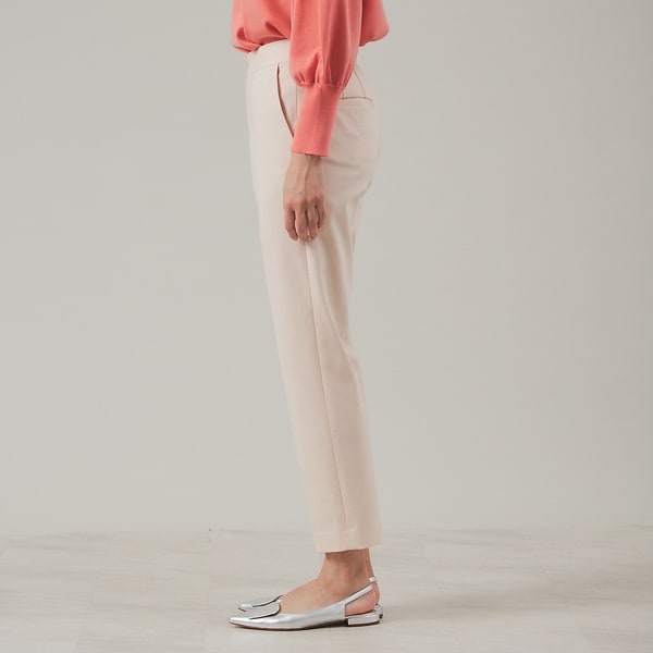 カリテ（qualite）/《2020冬新色》ストレッチシガレットパンツ