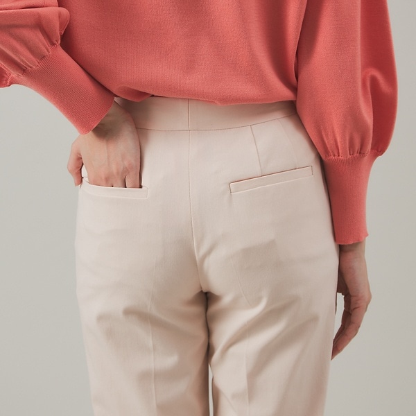 カリテ（qualite）/《2020冬新色》ストレッチシガレットパンツ