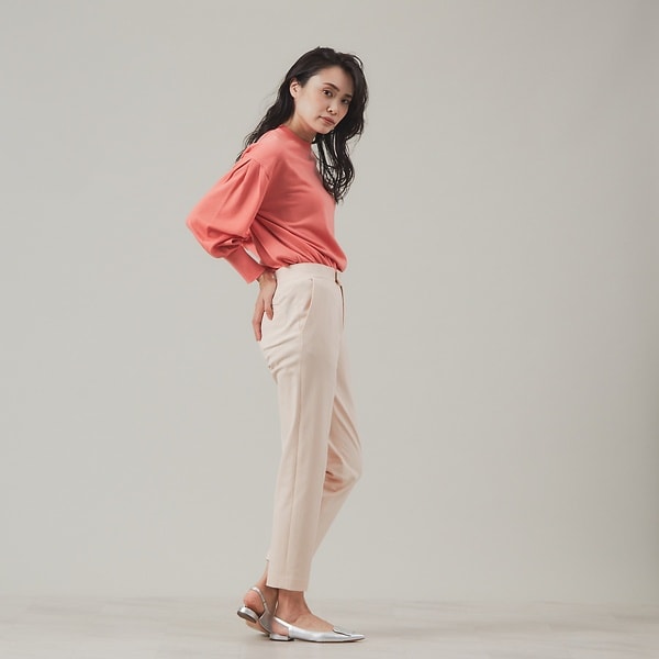 カリテ（qualite）/《2020冬新色》ストレッチシガレットパンツ