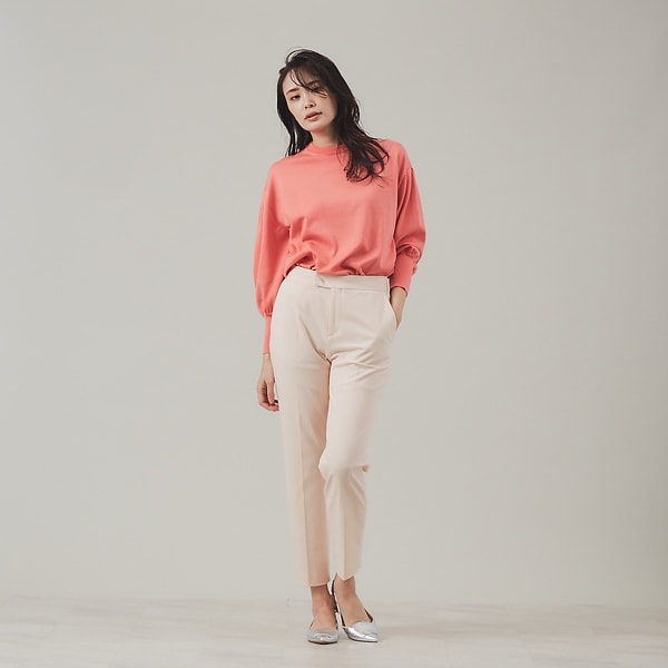 カリテ（qualite）/《2020冬新色》ストレッチシガレットパンツ