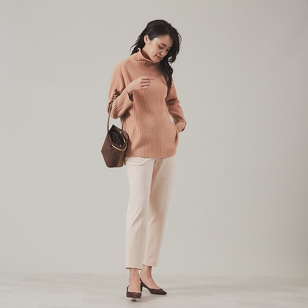 カリテ（qualite）/《2020冬新色》ストレッチシガレットパンツ