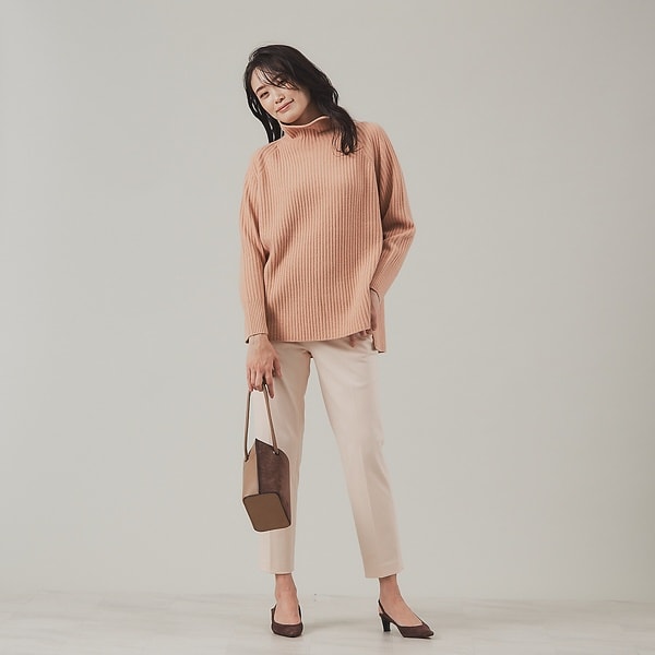 カリテ（qualite）/《2020冬新色》ストレッチシガレットパンツ