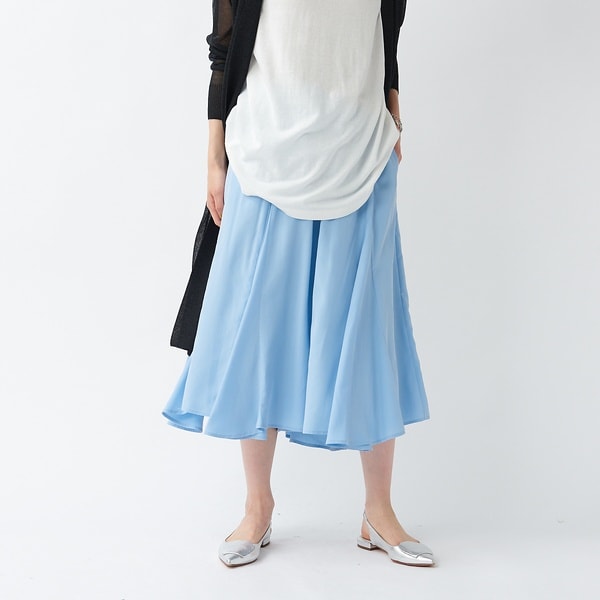 カリテ（qualite）/イレギュラーヘムフレアパンツ