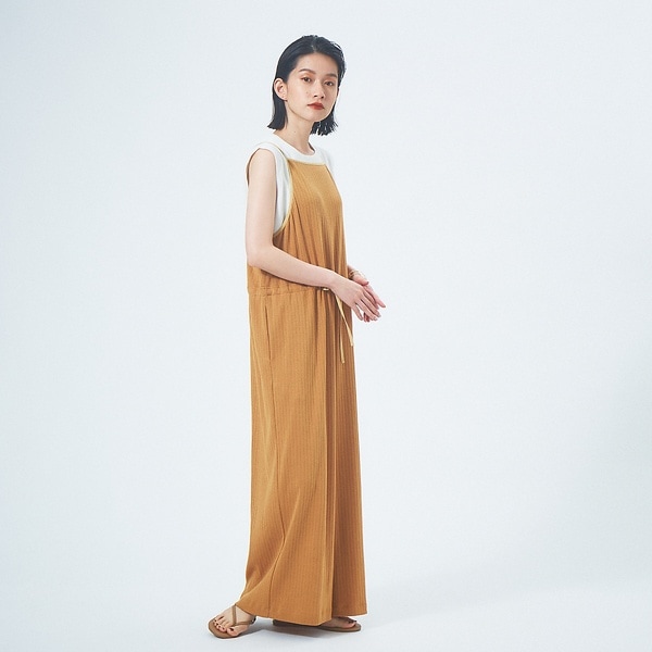 カリテ（qualite）/【WEB限定】リネンコットンカットソーオールインワン