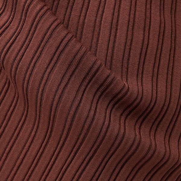 カリテ（qualite）/【WEB・一部店舗限定】《セットアップ対応》リブニットロングプルオーバー