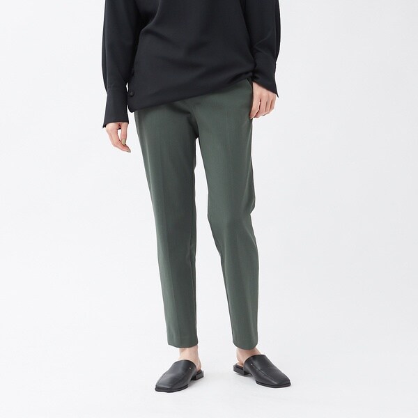 カリテ（qualite）/《2021新色登場》ストレッチシガレットパンツ