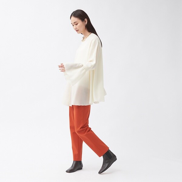 カリテ（qualite）/《2021新色登場》ストレッチシガレットパンツ