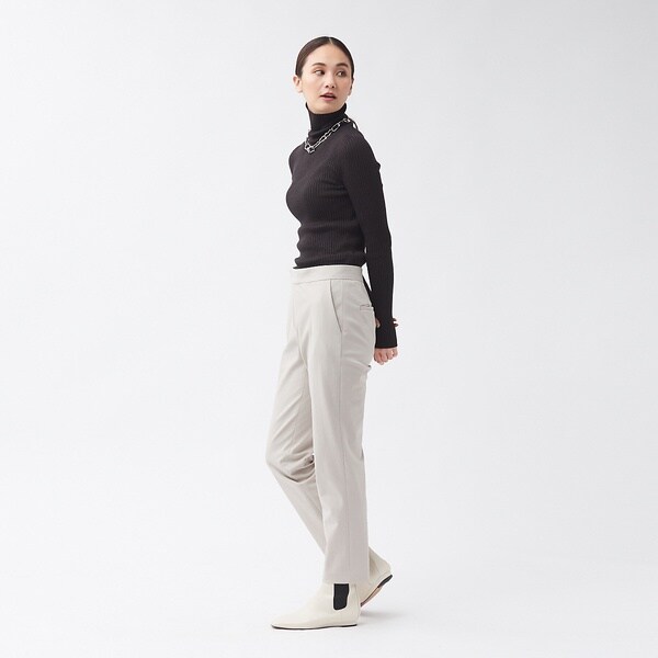 カリテ（qualite）/《2021新色登場》ストレッチシガレットパンツ