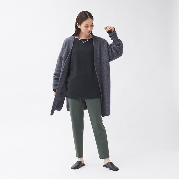 カリテ（qualite）/《2021新色登場》ストレッチシガレットパンツ