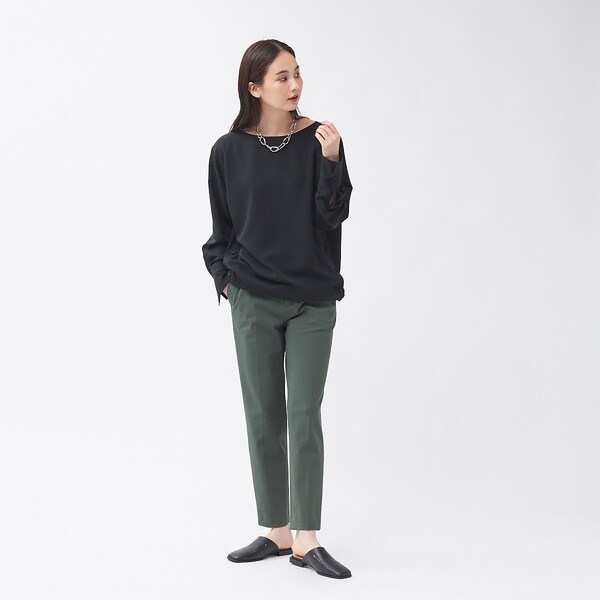 カリテ（qualite）/《2021新色登場》ストレッチシガレットパンツ