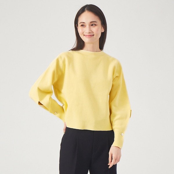 カリテ（qualite）/ミラノリブフォルムニットプルオーバー