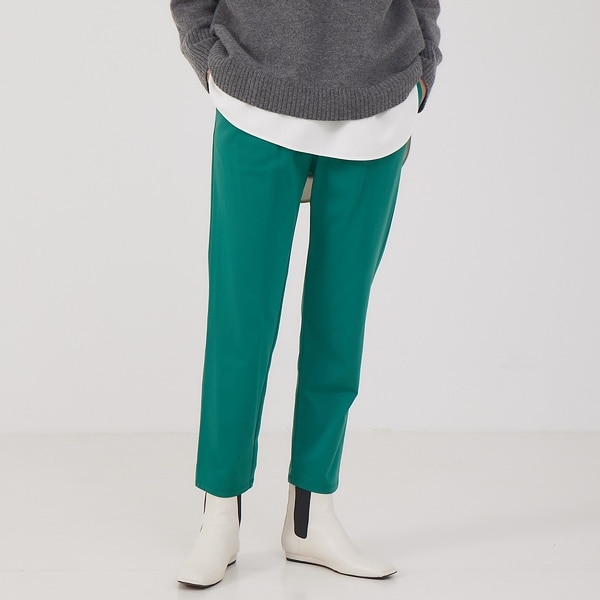 カリテ（qualite）/裏毛モクロディドロストパンツ