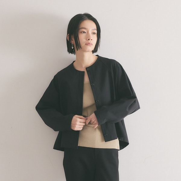 カリテ（qualite）/《セットアップ対応》2WAYストレッチフォルムシャツ