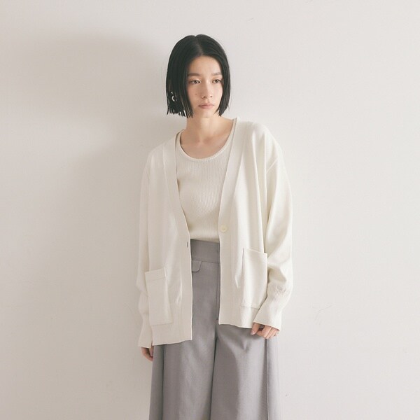 カリテ（qualite）/《アンサンブル対応》フォルムニットカーデの通販は