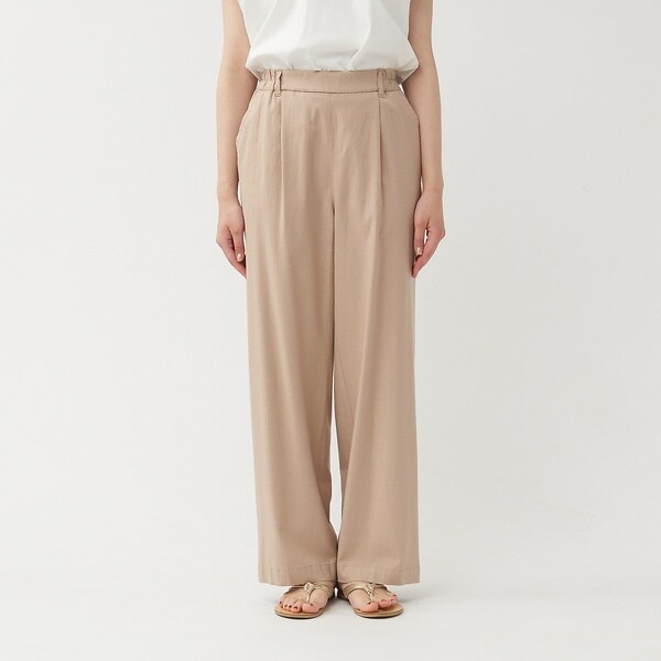 カリテ（qualite）/《セットアップ対応》ブライトリネンパンツ