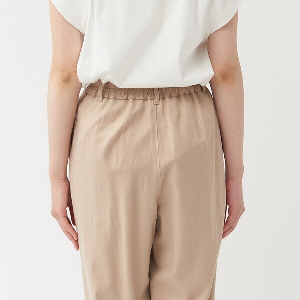 カリテ（qualite）/《セットアップ対応》ブライトリネンパンツ