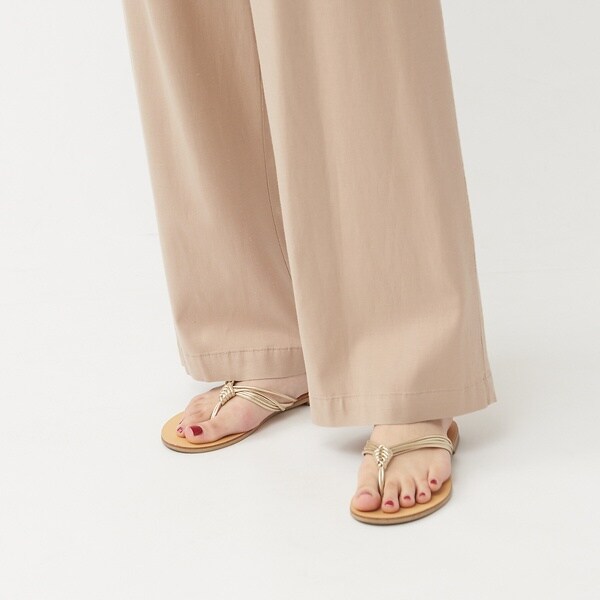 カリテ（qualite）/《セットアップ対応》ブライトリネンパンツ