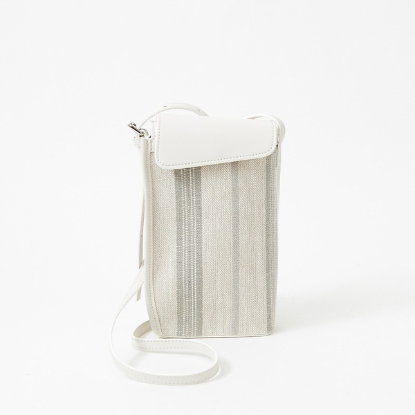 カリテ（qualite）/【dilettante】Stripe Abel ストライプショルダーバッグ