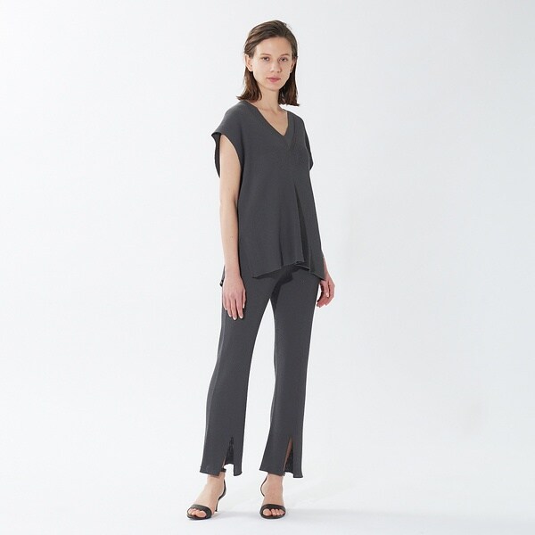 カリテ（qualite）/《セットアップ対応》2WAYリブニットベスト