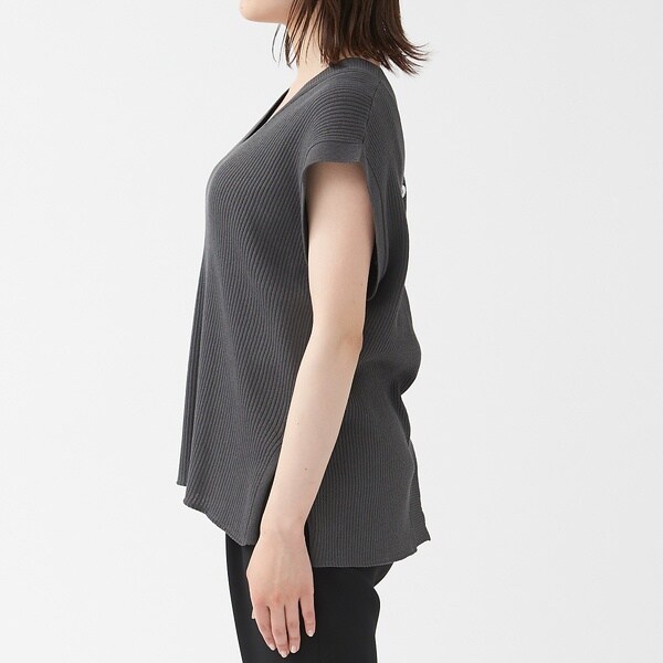 カリテ（qualite）/《セットアップ対応》2WAYリブニットベスト