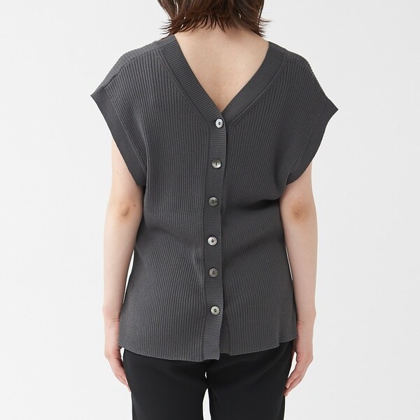 カリテ（qualite）/《セットアップ対応》2WAYリブニットベスト