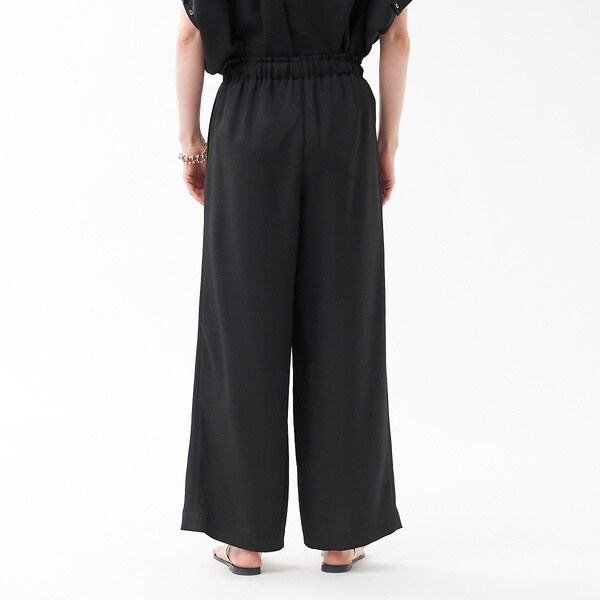 カリテ（qualite）/《セットアップ対応》リネンライクワイドパンツ