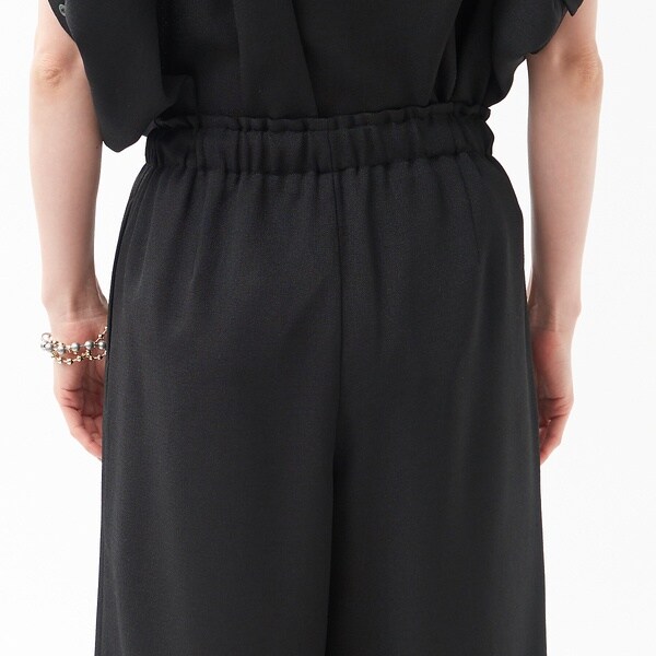 カリテ（qualite）/《セットアップ対応》リネンライクワイドパンツ