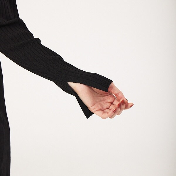 カリテ（qualite）/《アンサンブル対応》シャツ衿リブカーディガン