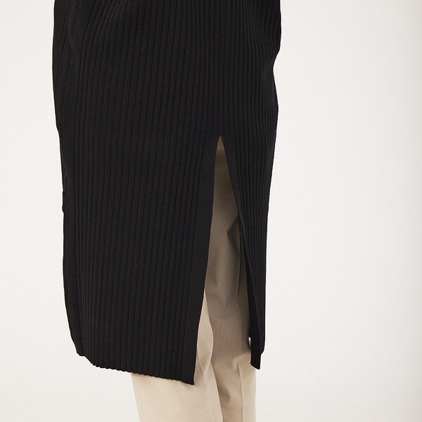 カリテ（qualite）/《アンサンブル対応》シャツ衿リブカーディガン