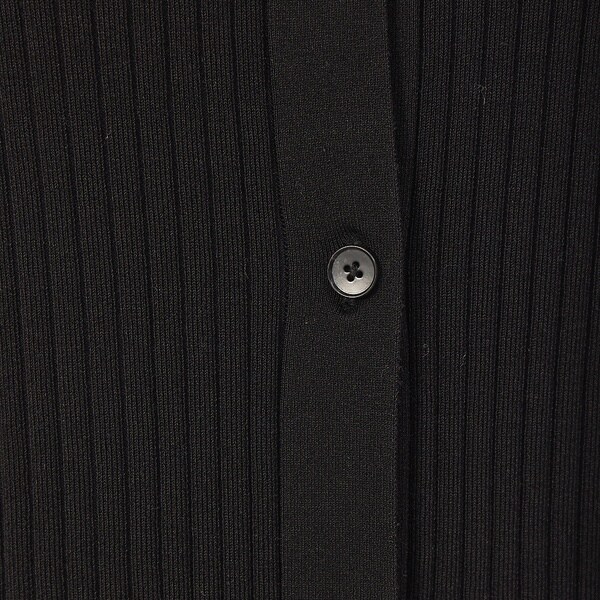 カリテ（qualite）/《アンサンブル対応》シャツ衿リブカーディガン