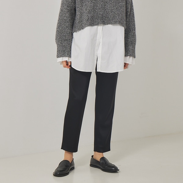 カリテ（qualite）/《セットアップ対応》アセテートサテンドロストパンツの通販は 14,630円