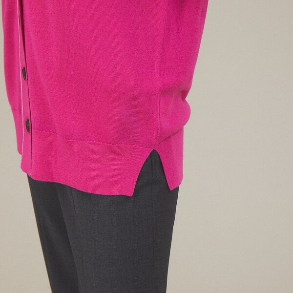 カリテ（qualite）/《アンサンブル対応》ウールハイゲージニットカーデ