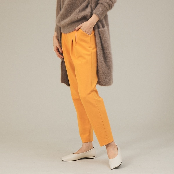 カリテ（qualite）/2WAYバックピーチタックパンツ【オレンジ】