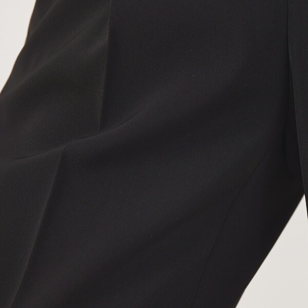 カリテ（qualite）/《セットアップ対応》サロペット付センタープレスパンツ