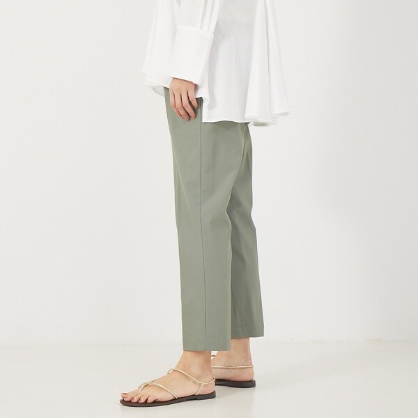 カリテ（qualite）/《セットアップ対応》2WAYストレッチハイウエストテーパードパンツ