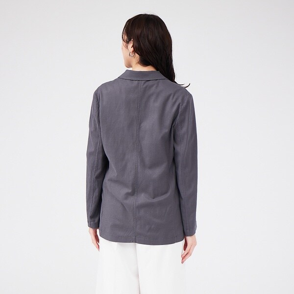 カリテ（qualite）/《セットアップ対応》ブライトリネンダブルジャケット