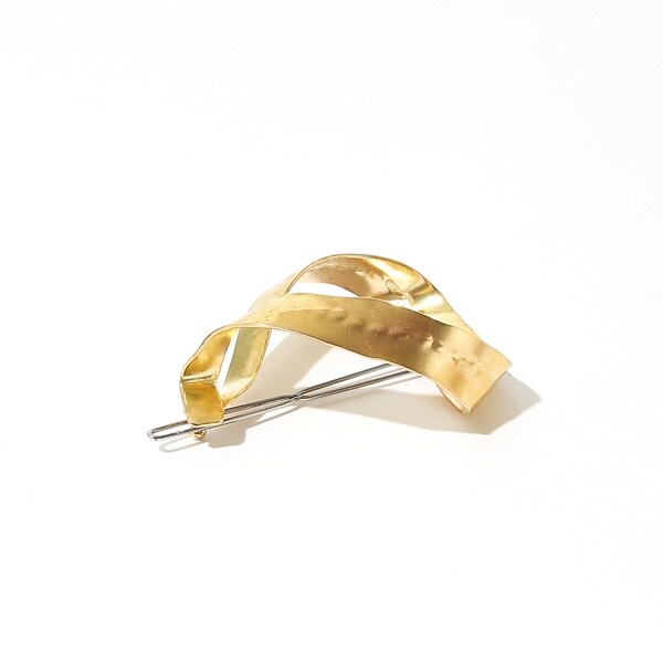カリテ（qualite）/【ADER．bijoux】リボンカーブヘアークリップ_2