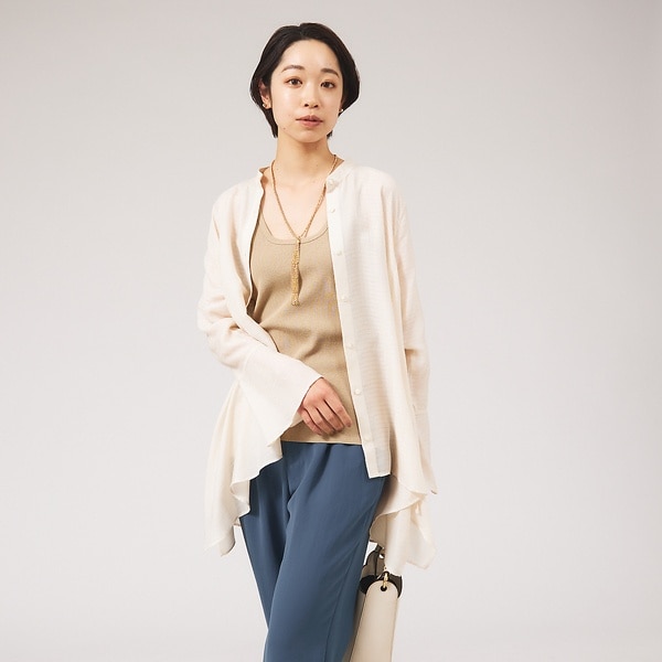 カリテ（qualite）/エアリージャガードブラウス