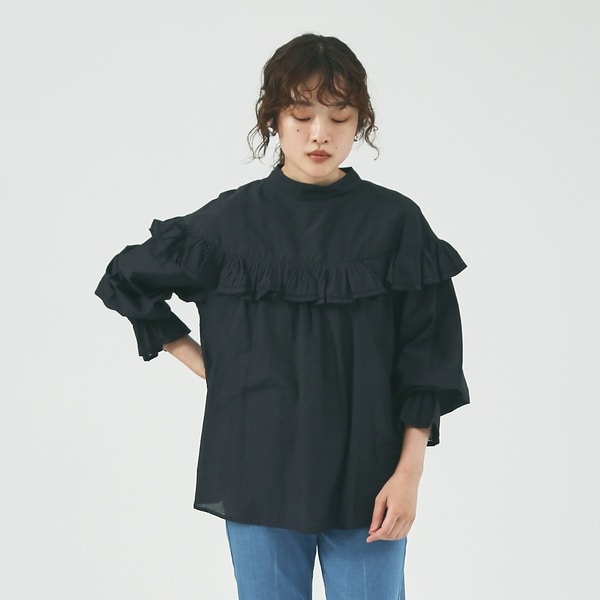 カリテ（qualite）/【normment】ピコフリルブラウス