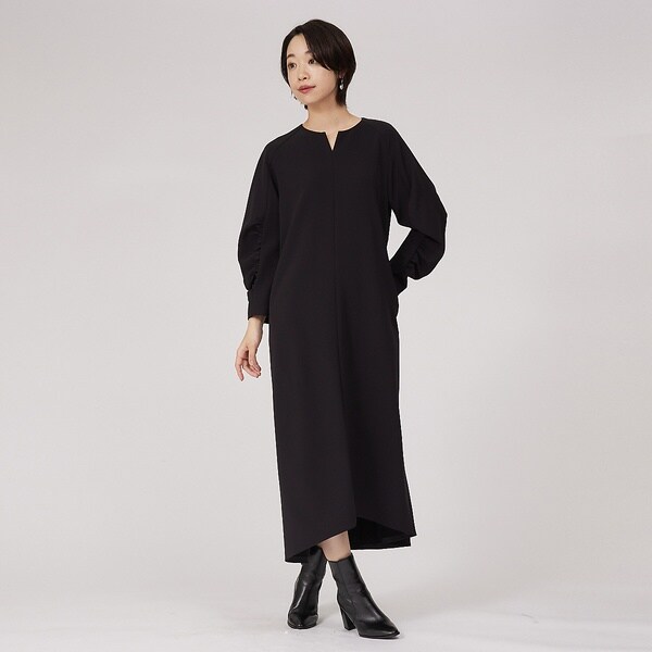 カリテ（qualite）/ギャザースリーブワンピースの通販はau PAY