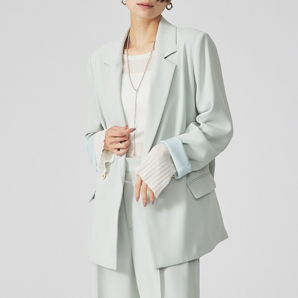 カリテ（qualite）/【セットアップ対応】マットサテンダブルジャケットの通販は 23,100円